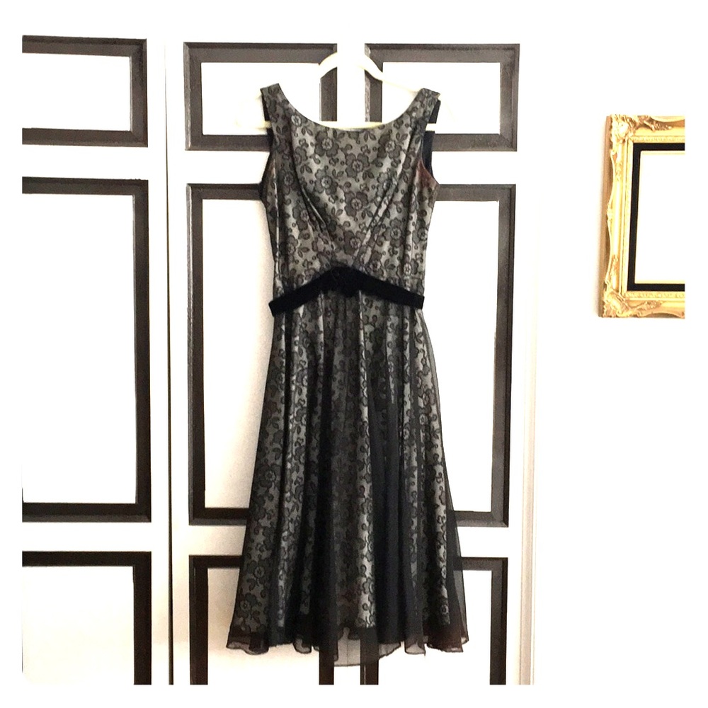 Midcentury floral Jonny Herbert Original Dress